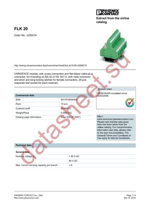 2280019 datasheet  